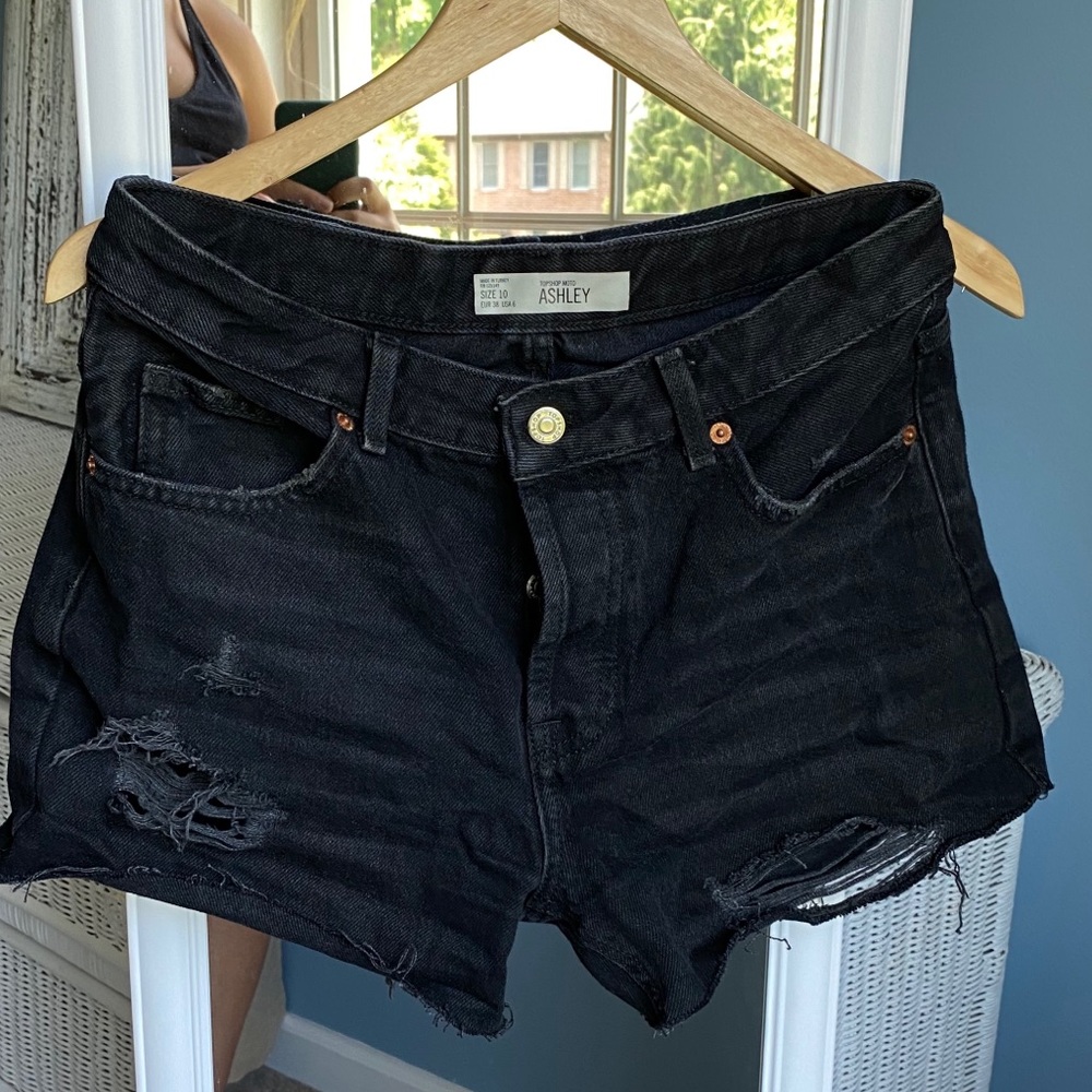 Topshop black shorts